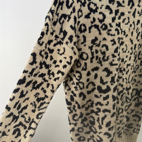 Kirra Animal Print Sweater • Beige & Black • Women’s Size XL - Picture 5 of 5